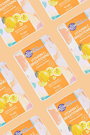 Vitamin C Brightening Ampoule Mask C Vitamini Ve Glikolik Asit Canlandırıcı Yüz Maskesi Kore 23ml