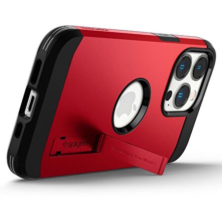 Spigen iPhone 13 Pro Kılıf Tough Armor Red