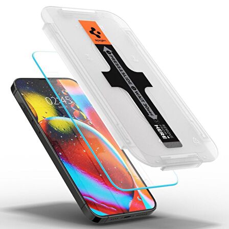 iPhone 14 Plus / iPhone 13 Pro Max Cam Ekran Koruyucu, Spigen Kolay Kurulum Glas.tR EZ Fit Slim HD (2 Adet)