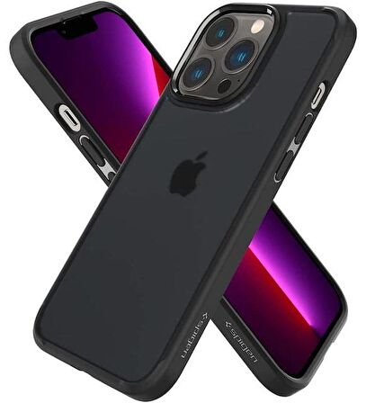 Spigen iPhone 13 Pro Kılıf Ultra Hybrid Matte Frost Black