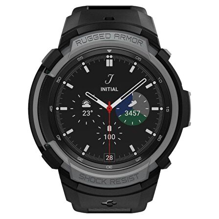 Galaxy Watch 4 Classic (46mm) Kılıf, Spigen Rugged Armor Pro