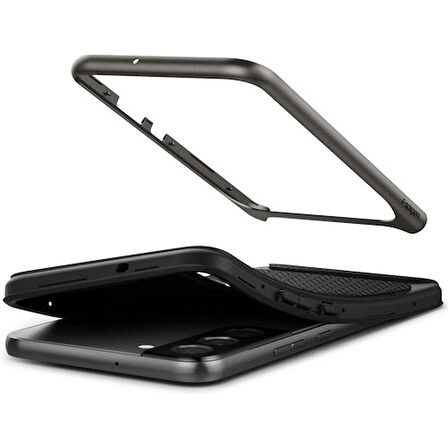 Spigen Galaxy S22 Plus 5G ile Uyumlu Kılıf Neo Hybrid Gunmetal