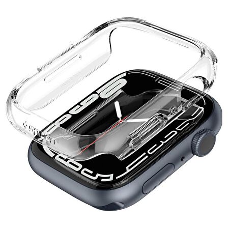 Spigen Apple Watch Seri 9/8/7 (45mm) Uyumlu Kılıf , Spigen Thin Fit