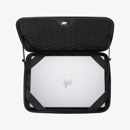Spigen MacBook & Notebook Laptop 14'' Taşıma Çantası Rugged Armor Pro Pouch Black - AFA04270-Outlet