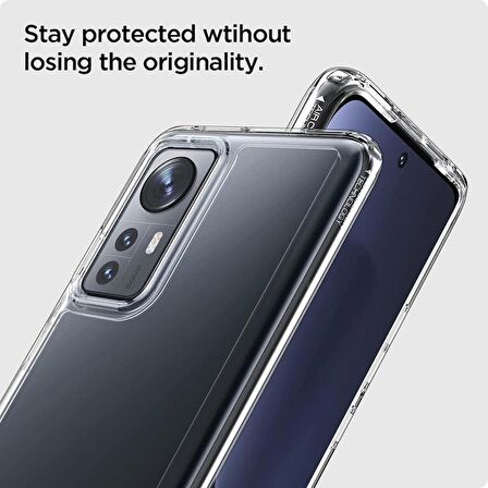 Spigen Xiaomi 12 / 12T Kılıf Ultra Hybrid Crystal Cl