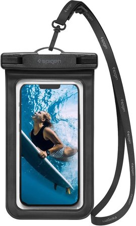 Spigen Aqua Shield WaterProof iPX8 Sertifikalı Su Geçirmez Kılıf A601 Black - AMP04525 - Teşhir