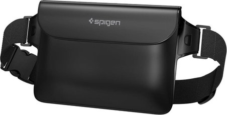 Spigen Aqua Shield WaterProof iPX8 Sertifikalı Su Geçirmez Bel Çantası A620 Siyah - AMP04532 (Spigen TR Garantili) - Teşhir