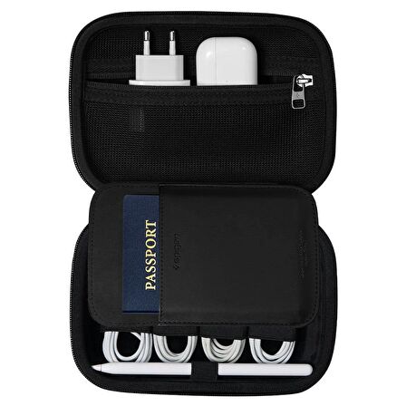 Spigen Cable Organizer Bag (Kablo Düzenleyici Çanta), Rugged Armor Pro