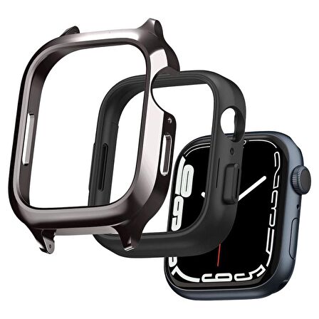 Apple Watch Uyumlu  Serisi (41mm / 40mm) ile Uyumlu Kılıf, Spigen Metal Fit Pro