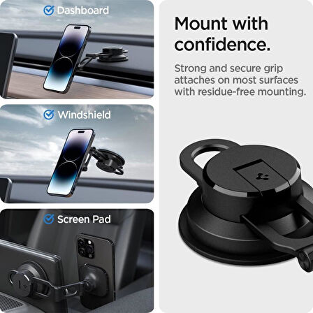 Spigen MagFit Dashboard Araç içi Telefon Tutucu iPhone için MagSafe özellikli OneTap 3 ITS35-3 - ACP04630