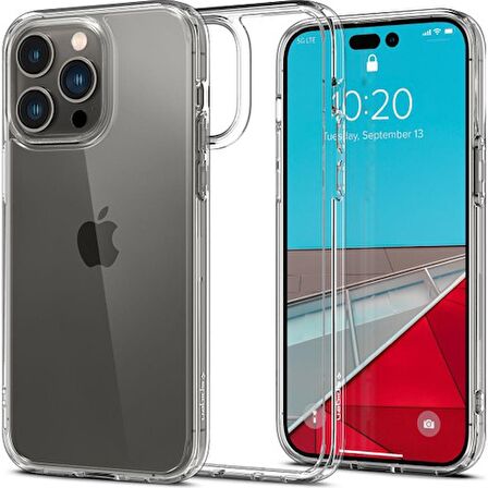 Spigen Apple iPhone 14 Pro Max Kılıf Ultra Hybrid Crystal Clear - ACS04816