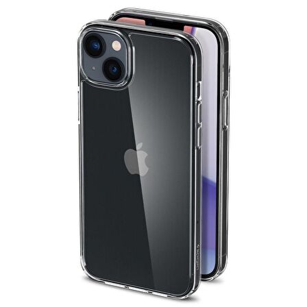 Spigen iPhone 14 Plus ile Uyumlu Kılıf Air Skin Hybrid Crystal Clear