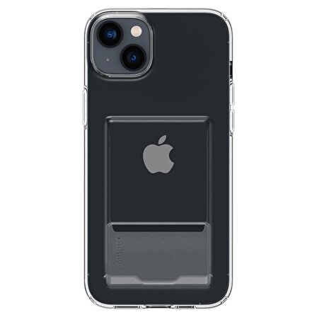 Spigen iPhone 14 Plus Kılıf Crystal Slot Wallet Crystal Clear