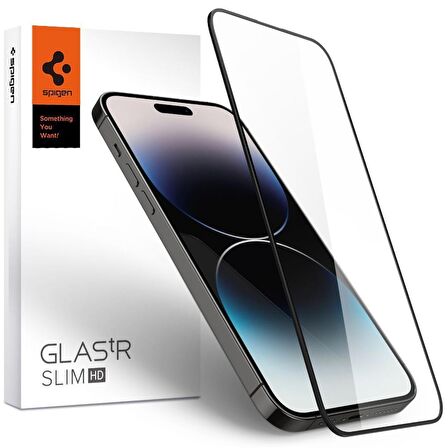 iPhone 14 Pro Max Cam Ekran Koruyucu, Spigen Glas.tR Slim HD