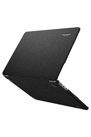 Spigen Air M2 (2022) Ile Uyumlu Kılıf Urban Fit Black - Acs05272 macbookairm2-urbanfit