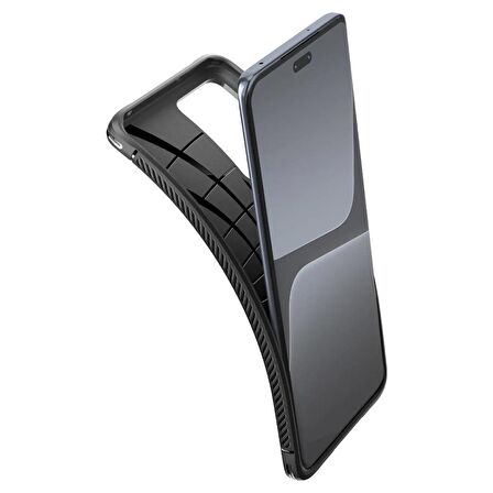 Spigen 13 Lite ile Uyumlu Kılıf Rugged Armor Matte Black