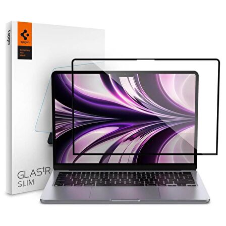 Macbook Air 13'' M2 Cam Ekran Koruyucu, Spigen Glas.tR SLIM