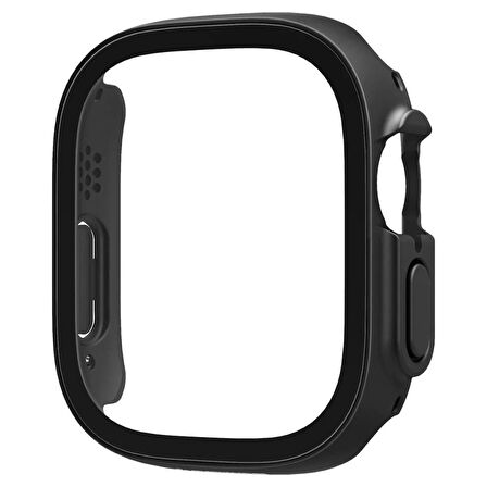 Apple Watch Ultra (49mm) ile Uyumlu Kılıf, Spigen Thin Fit 360 + Cam Ekran Koruyucu