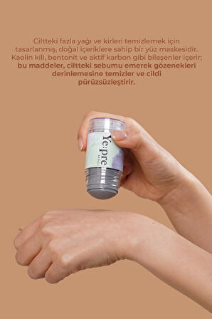 Kaolin Purifying Mud Stick Mask Siyah Nokta Temizleyici Sebum Dengeleyici Kil Maskesi Kore 40g