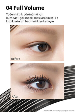 Takma Kirpik Etkisi Veren Maskara Peripera Ink Black Cara Choigosim (04 Full Volume Curling)