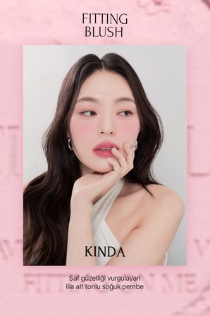 Ciltle Bütünleşen ve Pürüzsüzleştiren, Yumuşak Dokulu Allık MUZIGAE MANSION Fitting Blush (02 Kinda)