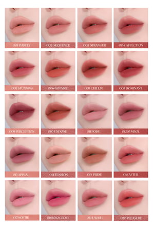 Gül Özlü, Kadife Bitiş Sunan, Nemlendirici ve Kalıcı Tint MUZIGAE MANSION Objet Liquid 025 Whisper