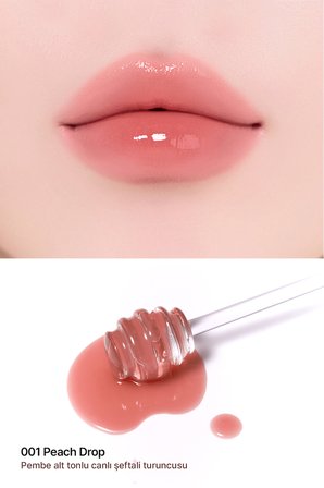 Nemlendirici, Parlak Bitişli Tint MUZIGAE MANSION Objet Glossy (001 Peach Drop)