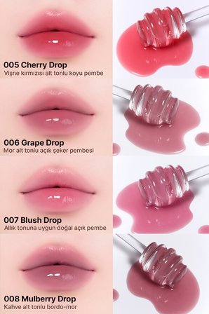 Nemlendirici, Parlak Bitişli Tint MUZIGAE MANSION Objet Glossy (008 Mulberry Drop)
