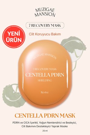 Nemlendirici,Besleyici PDRN&Cica Özlü Maske MUZIGAE MANSION 7 Recovery Maskpack (Centella PDRN Mask)