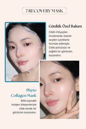 Sıkı Görünüm Sunan Kolajen Özlü Maske MUZIGAE MANSION 7 Recovery Maskpack (Phyto Collagen Mask)