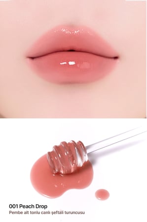 Nemlendirici, Parlak Bitişli Mini Tint MUZIGAE MANSION Objet Glossy Mini (001 Peach Drop)