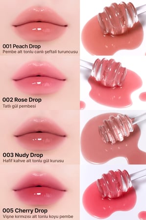 Nemlendirici, Parlak Bitişli Mini Tint MUZIGAE MANSION Objet Glossy Mini (001 Peach Drop)