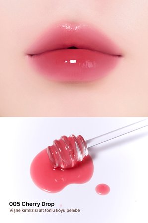Nemlendirici, Parlak Bitişli Mini Tint MUZIGAE MANSION Objet Glossy Mini (005 Cherry Drop)