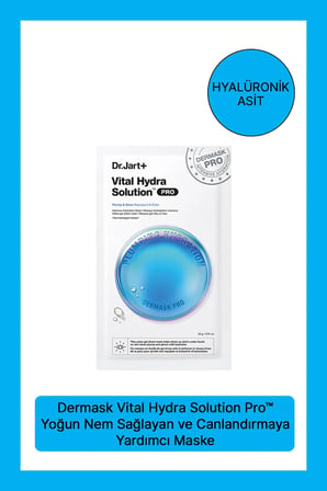 Dermask Vital Hydra Solution Pro – Yoğun Nem Sağlayan ve Canlandırmaya Yardımcı Maske 26GM/.91OZ