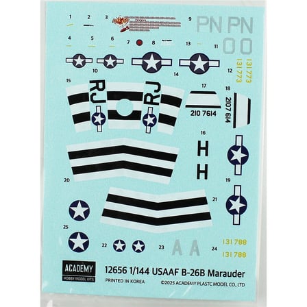Academy B-26B Marauder Askeri Araç Maketleri 1/144 Gri
