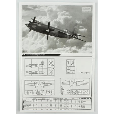 Academy B-26B Marauder Askeri Araç Maketleri 1/144 Gri