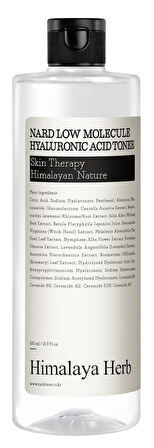 Nard Low Molecule Hyaluronic Acid Toner - Nard Düşük Moleküllü Hyaluronik Asit Tonik (500 ml x 2)