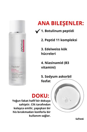 APOTHE Peptide 11 Botulinum Ess. Toner 250 ml Botulinli peptid toner özü