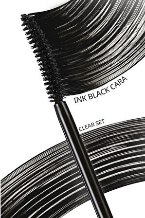 Topaklanma Yapmayan Gün Boyu Kalıcı Maskara Peripera Ink Black Cara Choigosim (03 Clear-Set Curling)