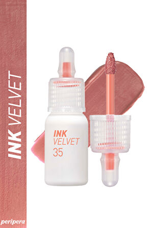 Yüksek Pigmentli, Kadife Görünümlü, Gün Boyu Kalıcı Tint Peripera Ink Velvet (35 Spring Salmon)