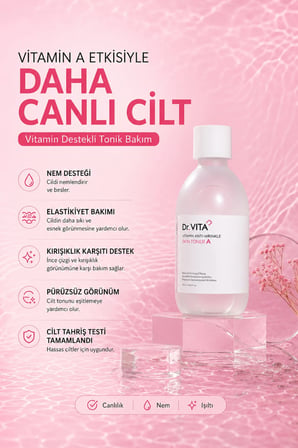 Dr. Vita Vitamin Kırışıklık Karşıtı Tonik A 250 ml