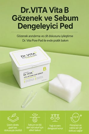 Dr. Vita Vita B Pore Balancing Pad Tonik Sebum Dengeleyici 180g