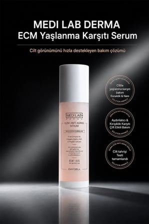 Medilab Derma ECM Anti Aging Serum Yüz Serumu 100ml Kolajen Peptid