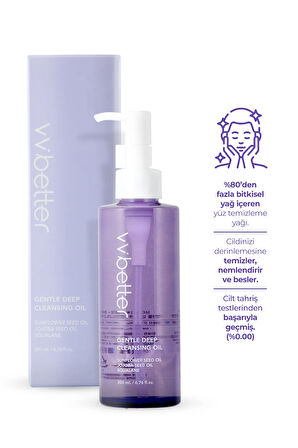 Gentle Deep Cleansing Oil Makyaj Temizleme Yağı Siyah Nokta Karşıtı 20 Tip Bitkisel Yağ Kore 200ml