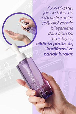 Gentle Deep Cleansing Oil Makyaj Temizleme Yağı Siyah Nokta Karşıtı 20 Tip Bitkisel Yağ Kore 200ml