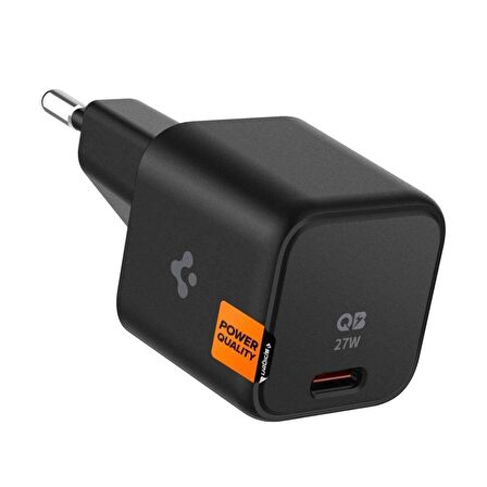 Spigen PowerArc ArcStation 27W Hızlı Şarj Cihazı USB-C PD 3.0 27W / PPS 25W (Samsung Hızlı Şarj Destekli) iPhone / Android Şarj Adaptörü PE2103