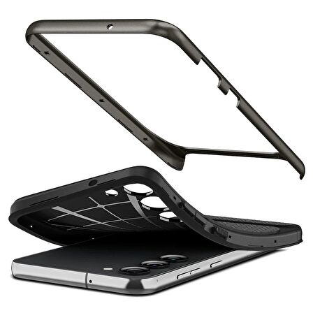 Spigen Galaxy S23 Plus ile Uyumlu Kılıf Neo Hybrid Gunmetal
