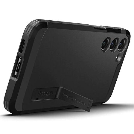Spigen Galaxy S23 ile Uyumlu Kılıf Tough Armor Black