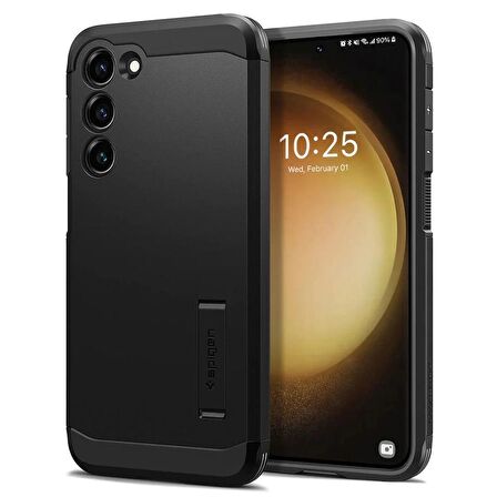 Spigen Galaxy S23 ile Uyumlu Kılıf Tough Armor Black