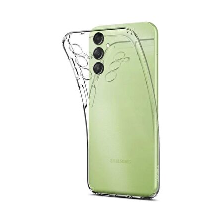 Spigen Galaxy A14 5G ile Uyumlu Kılıf Liquid Crystal 4 Tarafı Tam Koruma Crystal Clear